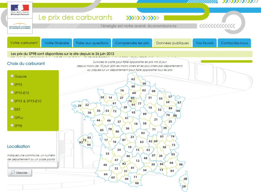 comparer prix essence