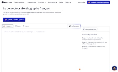 Correcteur orthographe