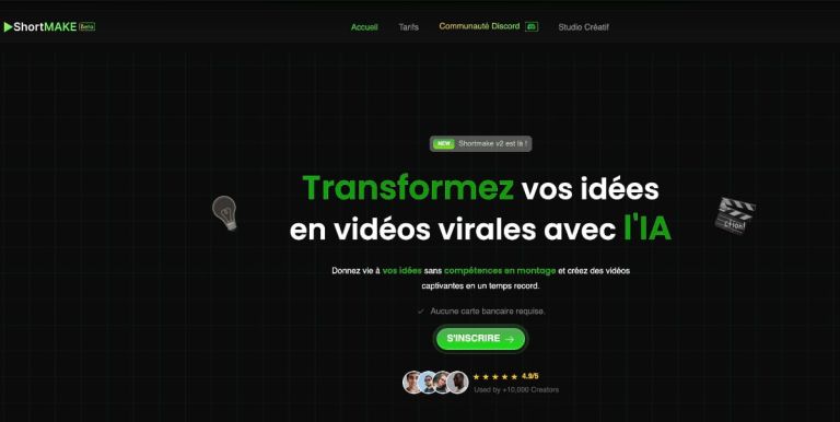 code promo shortmake