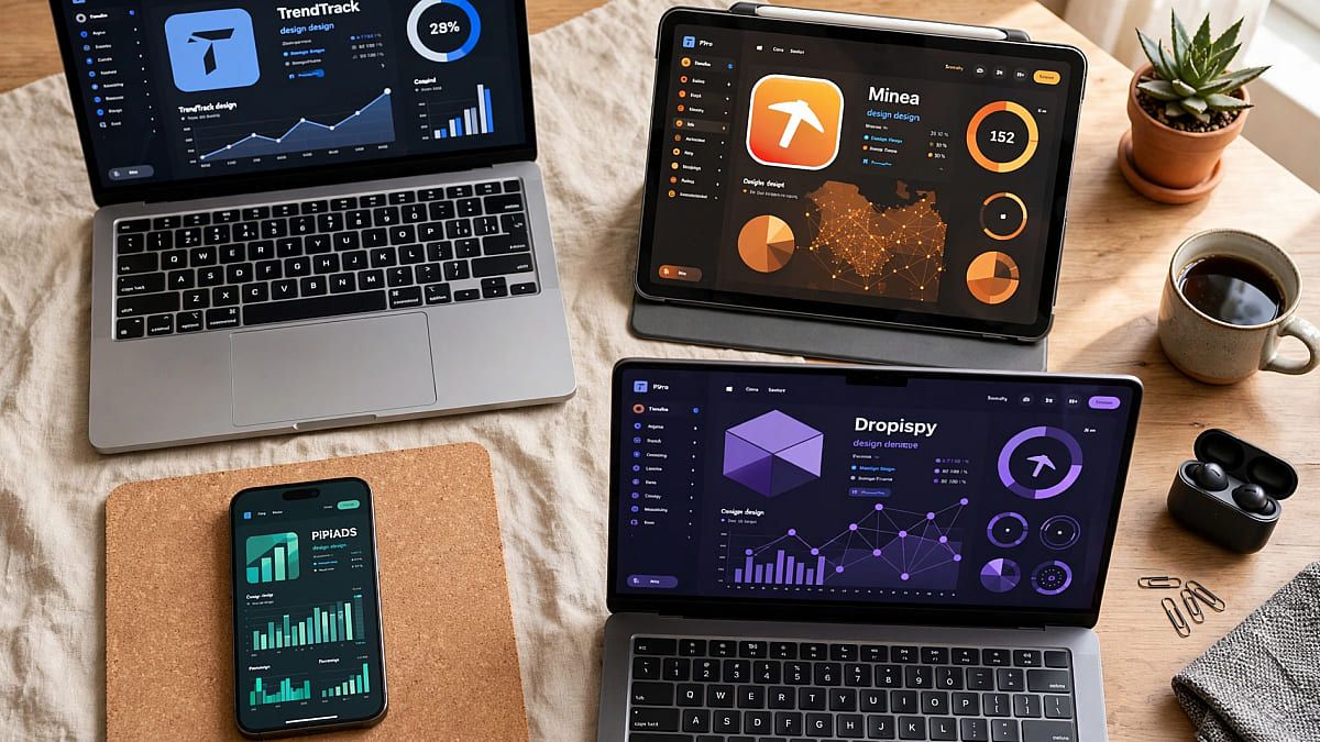 trendtrack, minea, pipiads, dropispy le comparatif